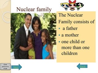 nuclear family consists of