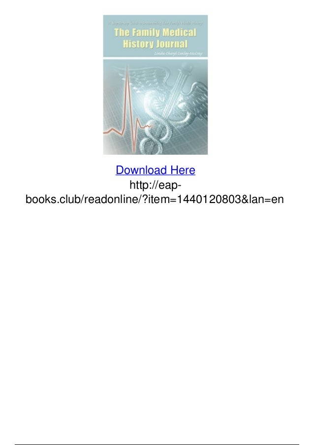 The family medical history journal pdf