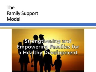The
Family Support
Model
 