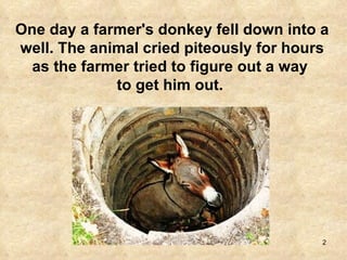 The Farmer's Donkey...A Fable With A Moral | PPT