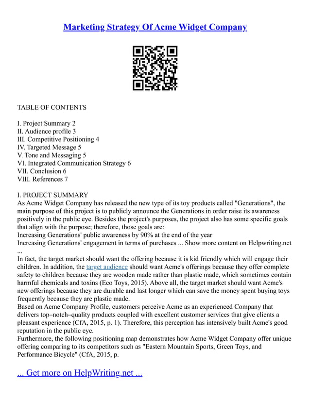 The Fashion Channel Case Study PDF