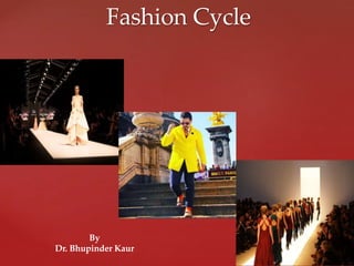 Fashion Cycle
By
Dr. Bhupinder Kaur
 