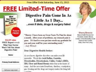 The fastest way to end digestive pain forever
