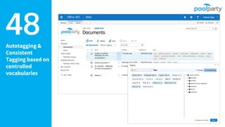 Autotagging &
Consistent
Tagging based on
controlled
vocabularies
48
 