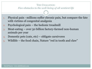 The fate of the meat world - David Pearce - H+ Summit @ Harvard