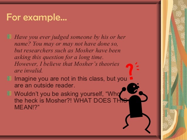 Thesis statement example picture