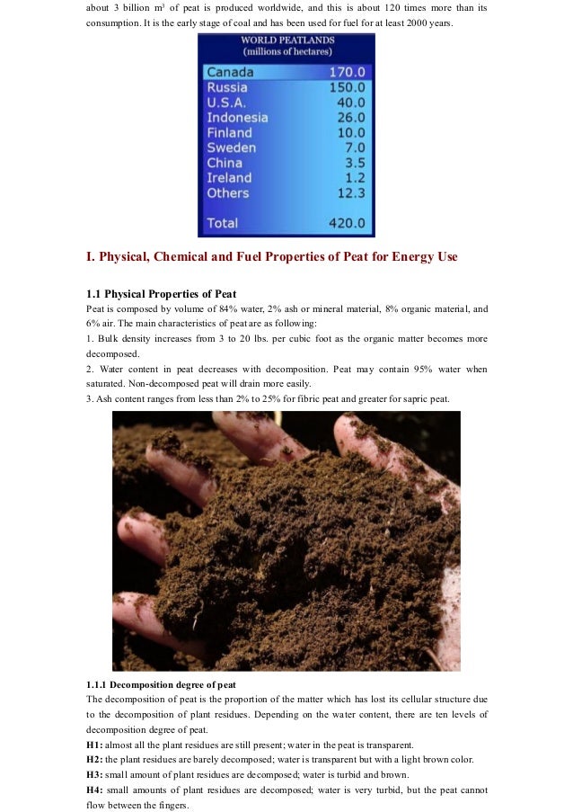 The feasibility of making peat fuel pellets
