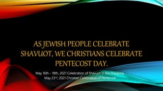 The Feast of Pentecost. 2021 | PPTX