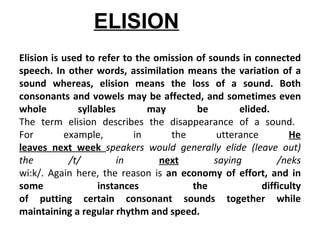 The features of the connected speech final | PPT