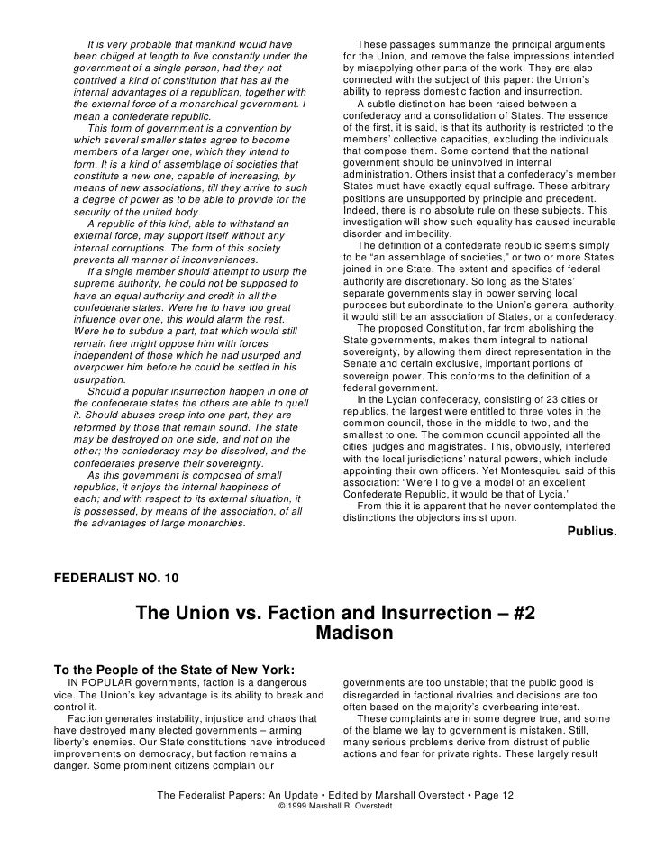 The Federalist Papers (In Modern Language)