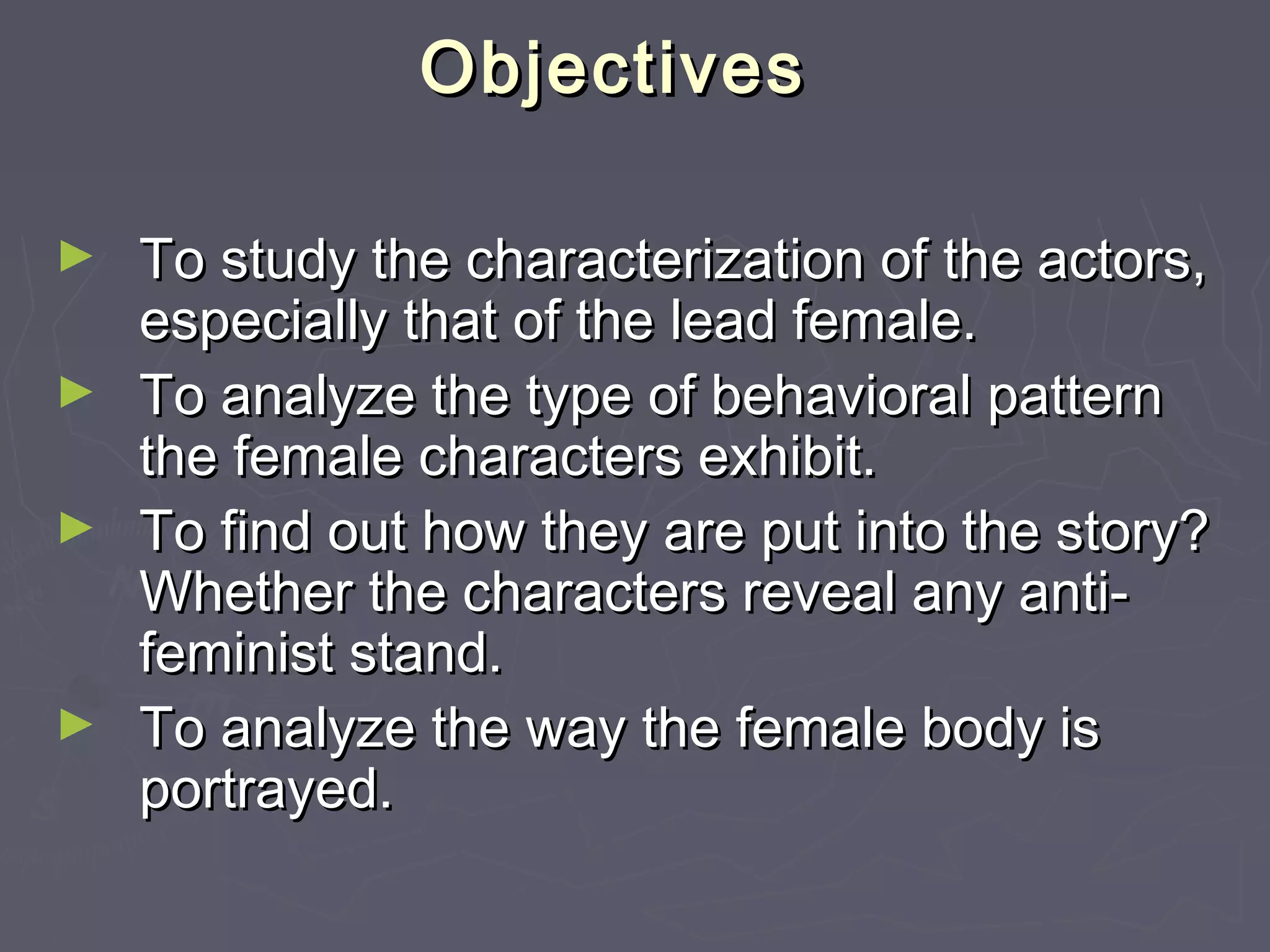 The female body image and indian popular cinema An analysis