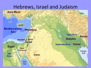 Hebrews, Israel and Judaism 