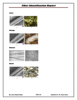 The fiber identification report | PDF