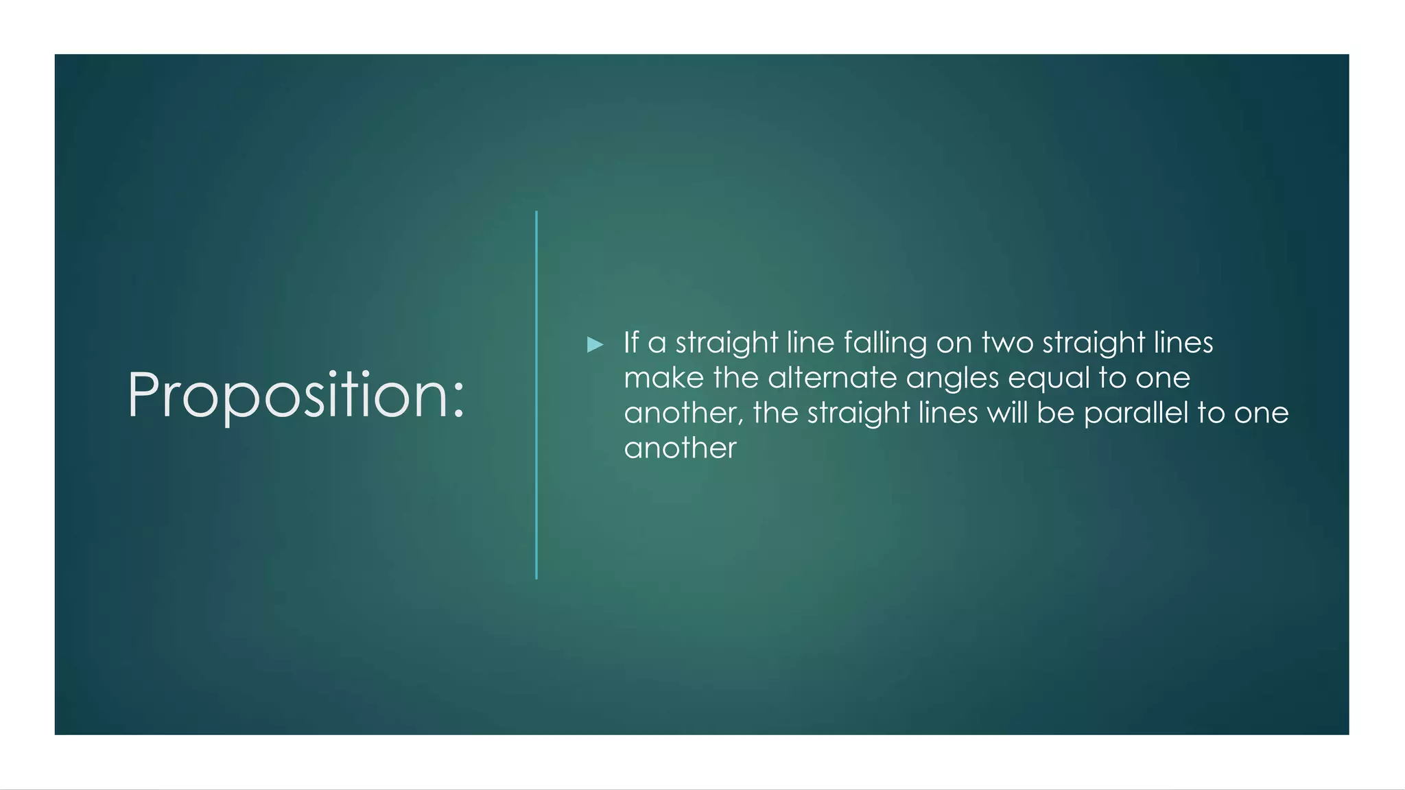 The fifth postulate | PPTX