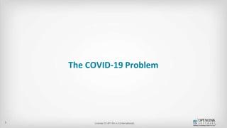 The COVID-19 Problem
License CC-BY-SA 4.0 (International).3
 