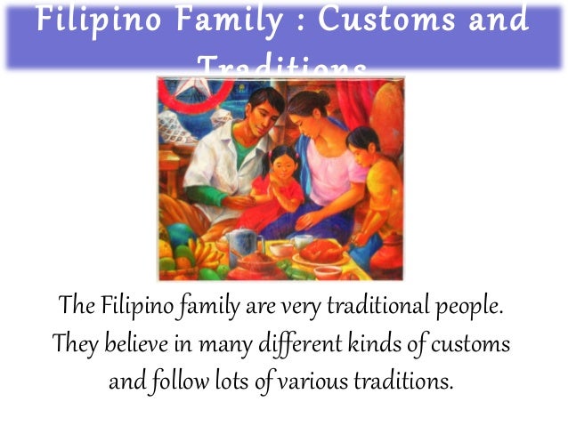 Filipino dating culture parents
