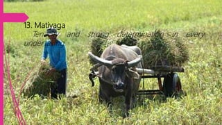 Matiyaga Example The filipino values | PPTX