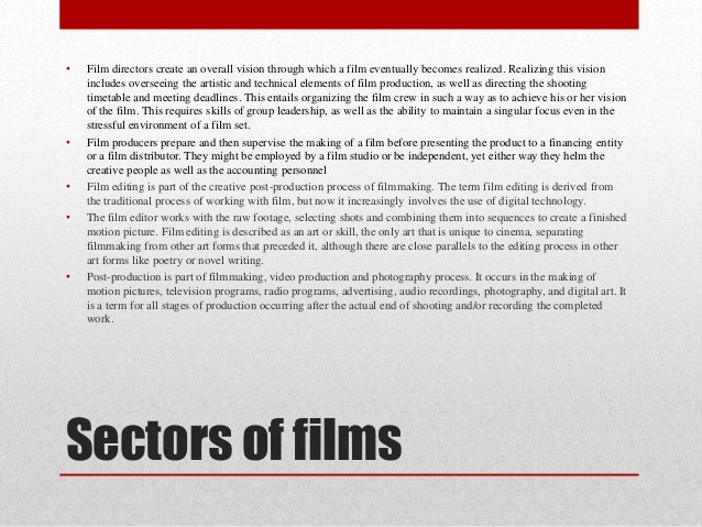 film industry dissertation topics