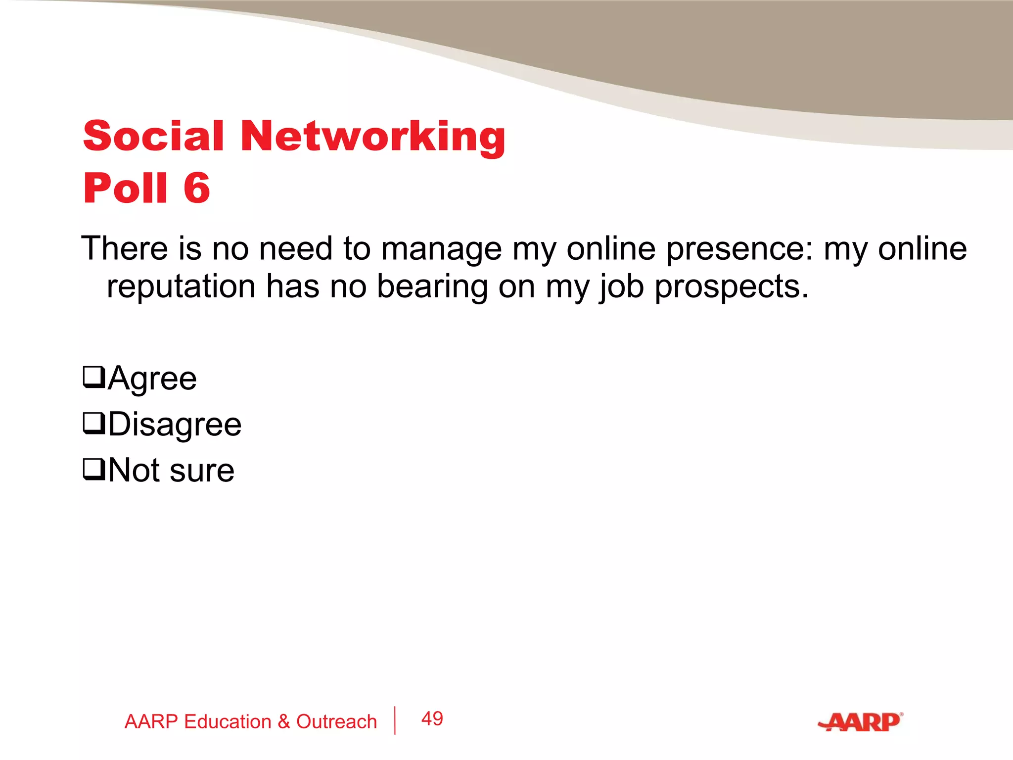 Twitter AARP Education & Outreach 