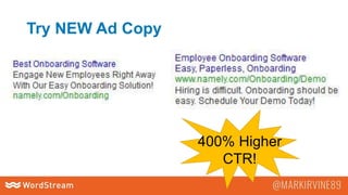 Try NEW Ad Copy
400% Higher
CTR!
 