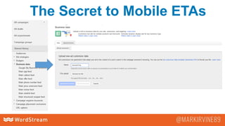 The Secret to Mobile ETAs
 