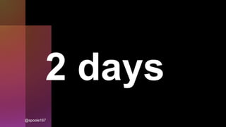 2 days
@spoole167
 