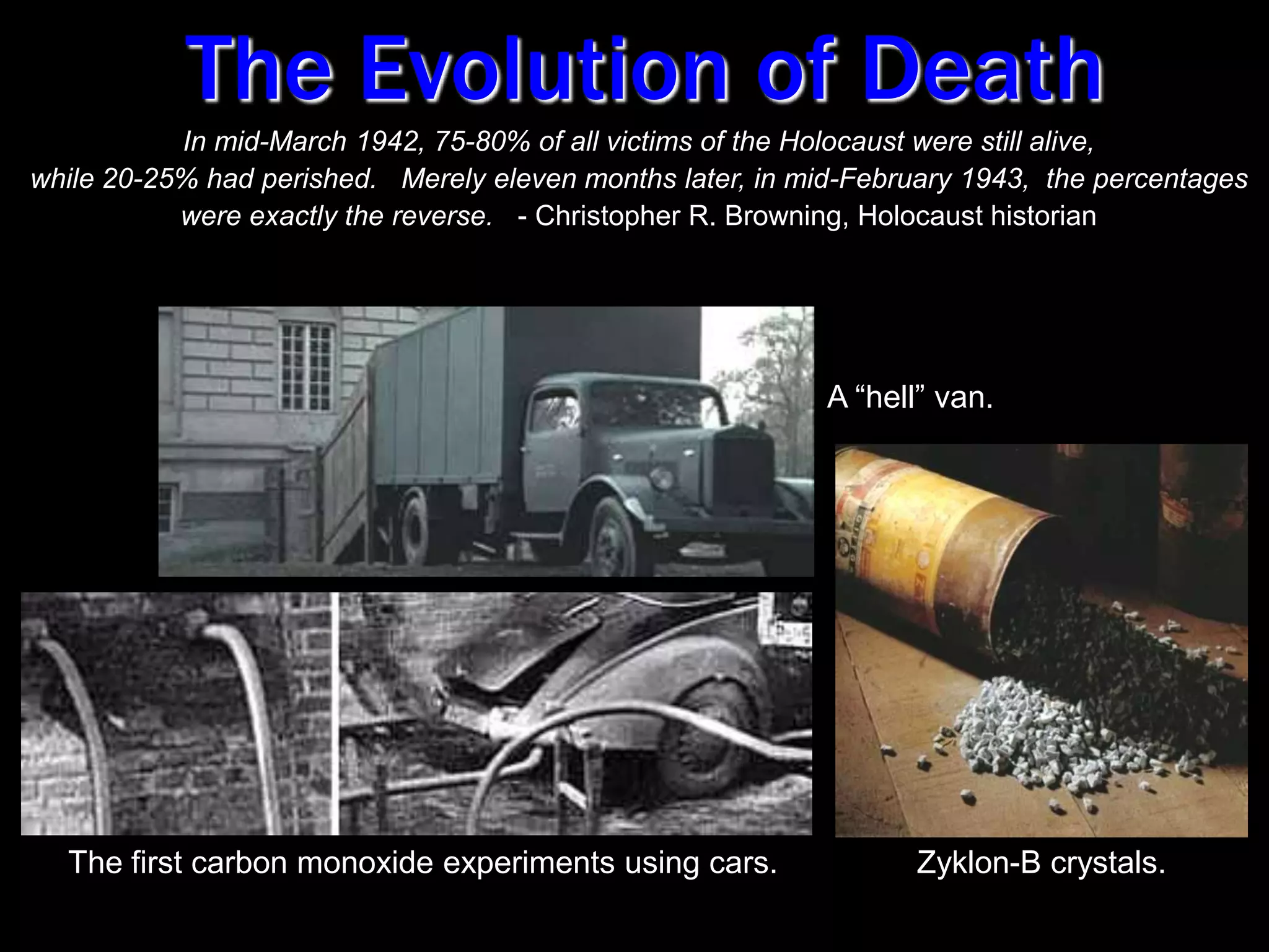   Within ninety minutes, the implementation of the “Final Solution” had been planned and the death sentence of 11 million Jews had been passed down.