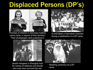 Death MarchesAs the Allied armies closed in on the Nazi concentration camps, every effort was made to conceal the crimes that had been committed.Camps were dismantled or abandoned.  In the dead of winter, prisoners were taken by train and/or foot toward the heartland of Germany with hopes of preserving the slave labor force for the Reich.Thousands froze to death or died.“Death March” by Ella Liebermann Shiber