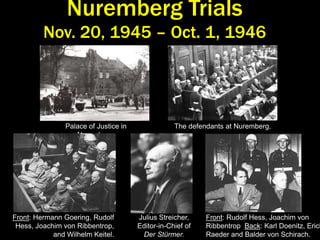 LiberationWe are free, but how will we live our lives without our families.  - Anton Mason, SurvivorSurvivors in Allach, a sub-camp of Dachau, greet arriving U.S. troops. Survivors eagerly pull down the Nazi eagle over entrance to the Mauthausen. 