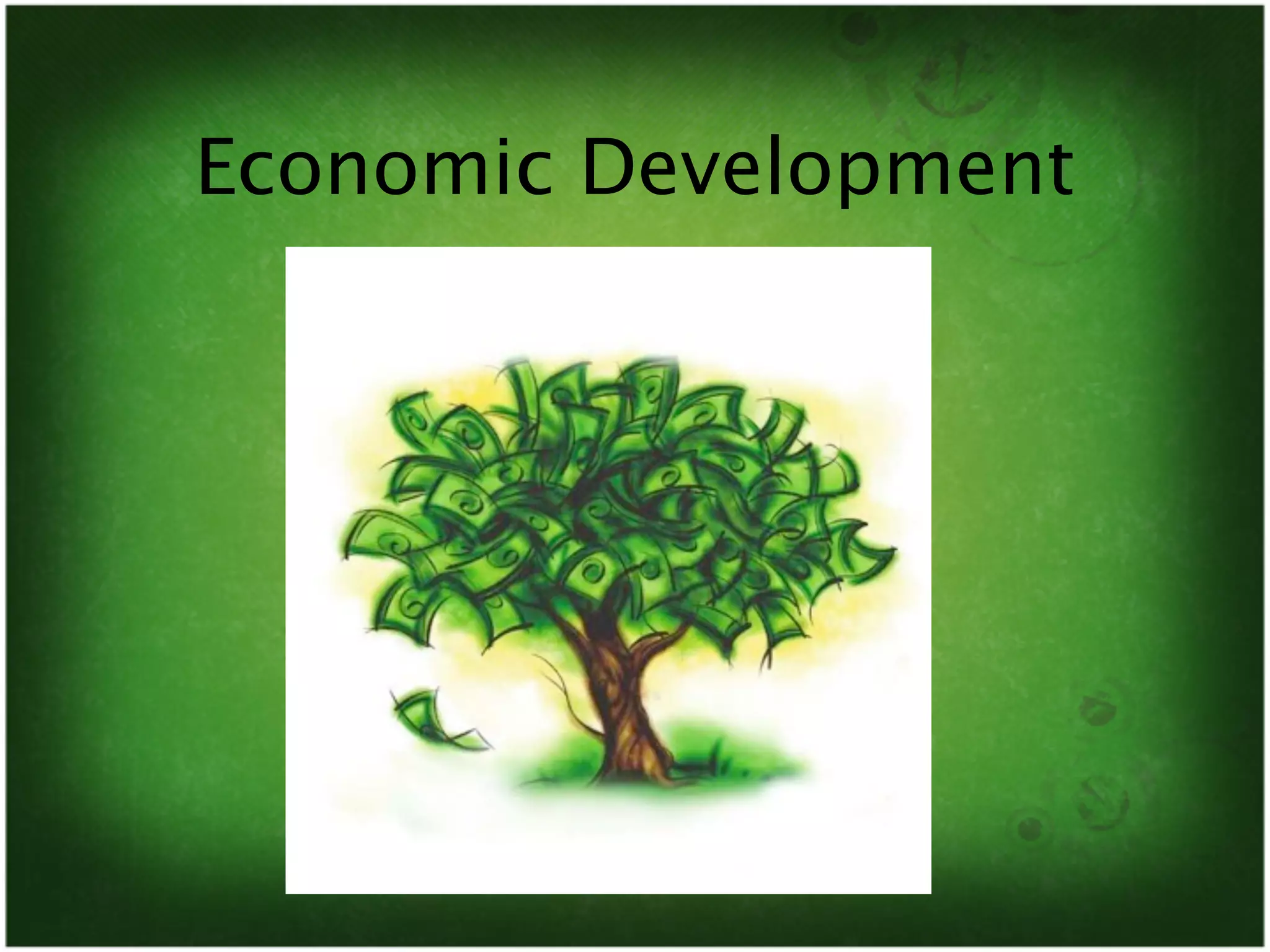 Economic Development
 
