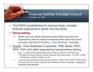 The Financial Crisis Impact On Risk Management [Tom Day] Handouts | PPT