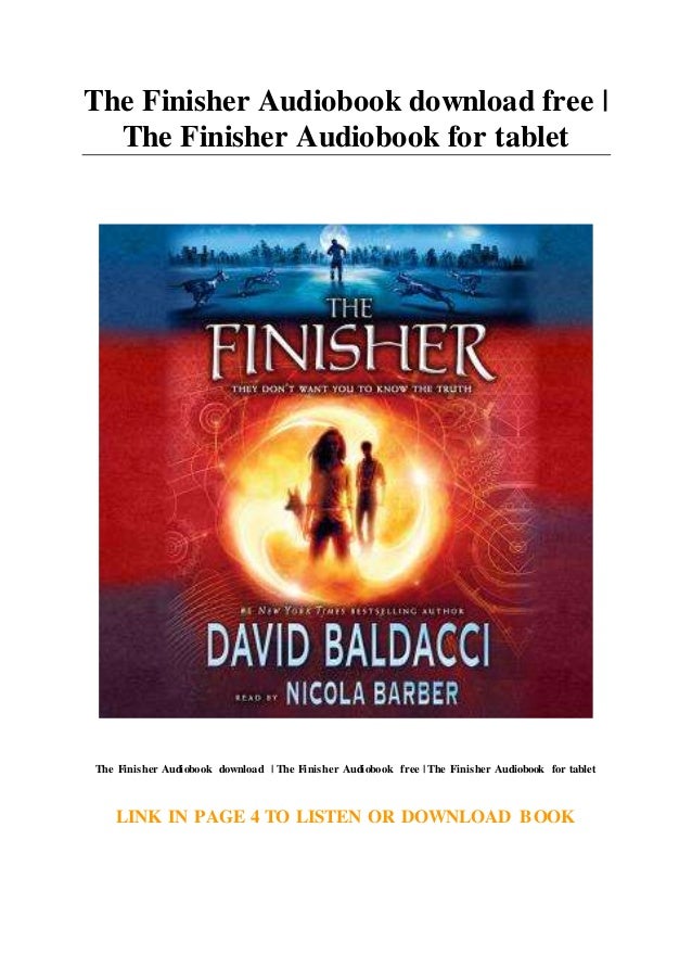 The Finisher Audiobook download free The Finisher Audiobook for tablet