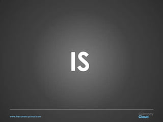 IS
www.thecurrencycloud.com
 
