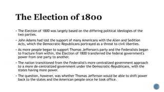 The first 5 presidents john adams | PPT