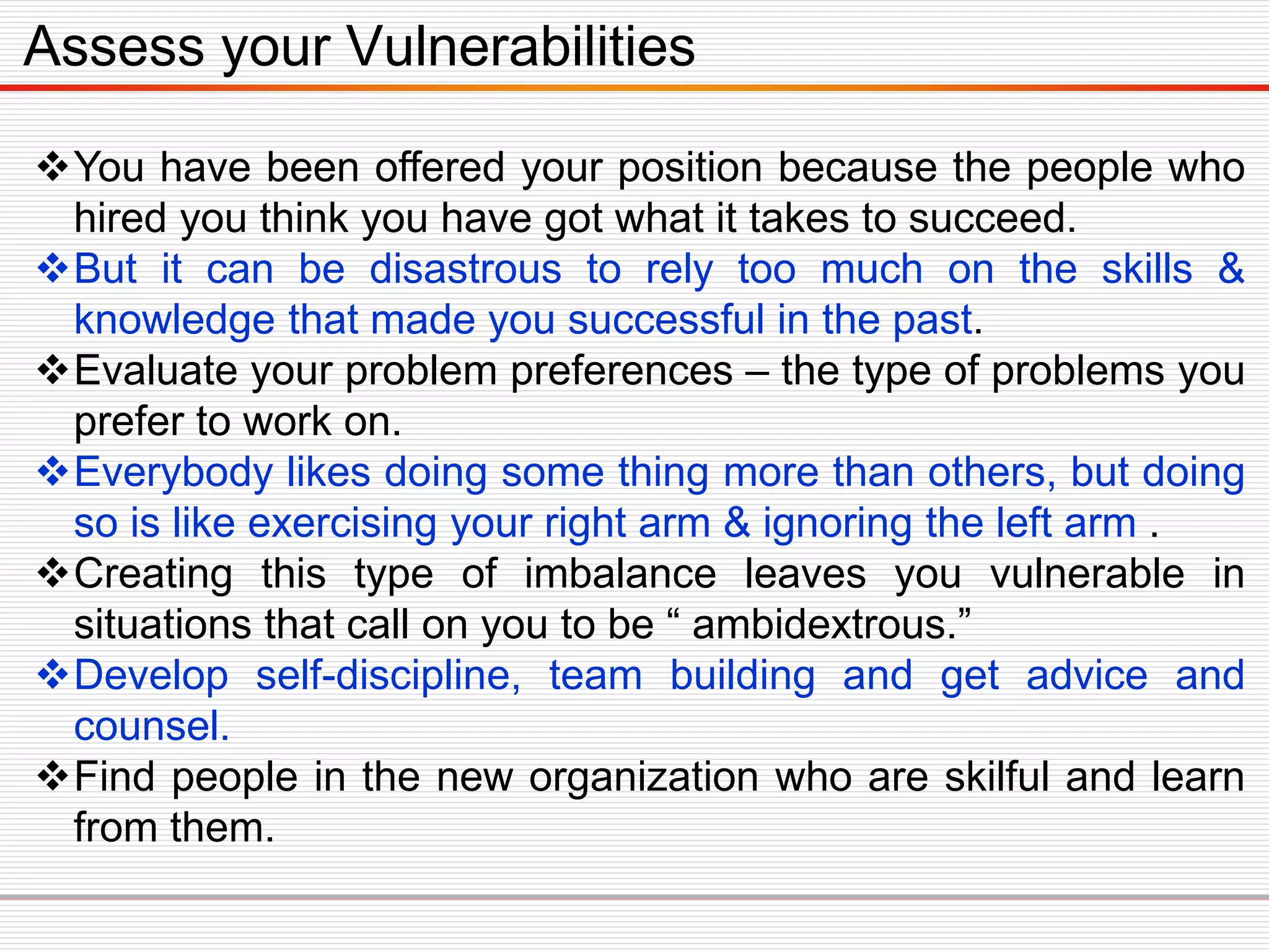 The First 90 days | PPT