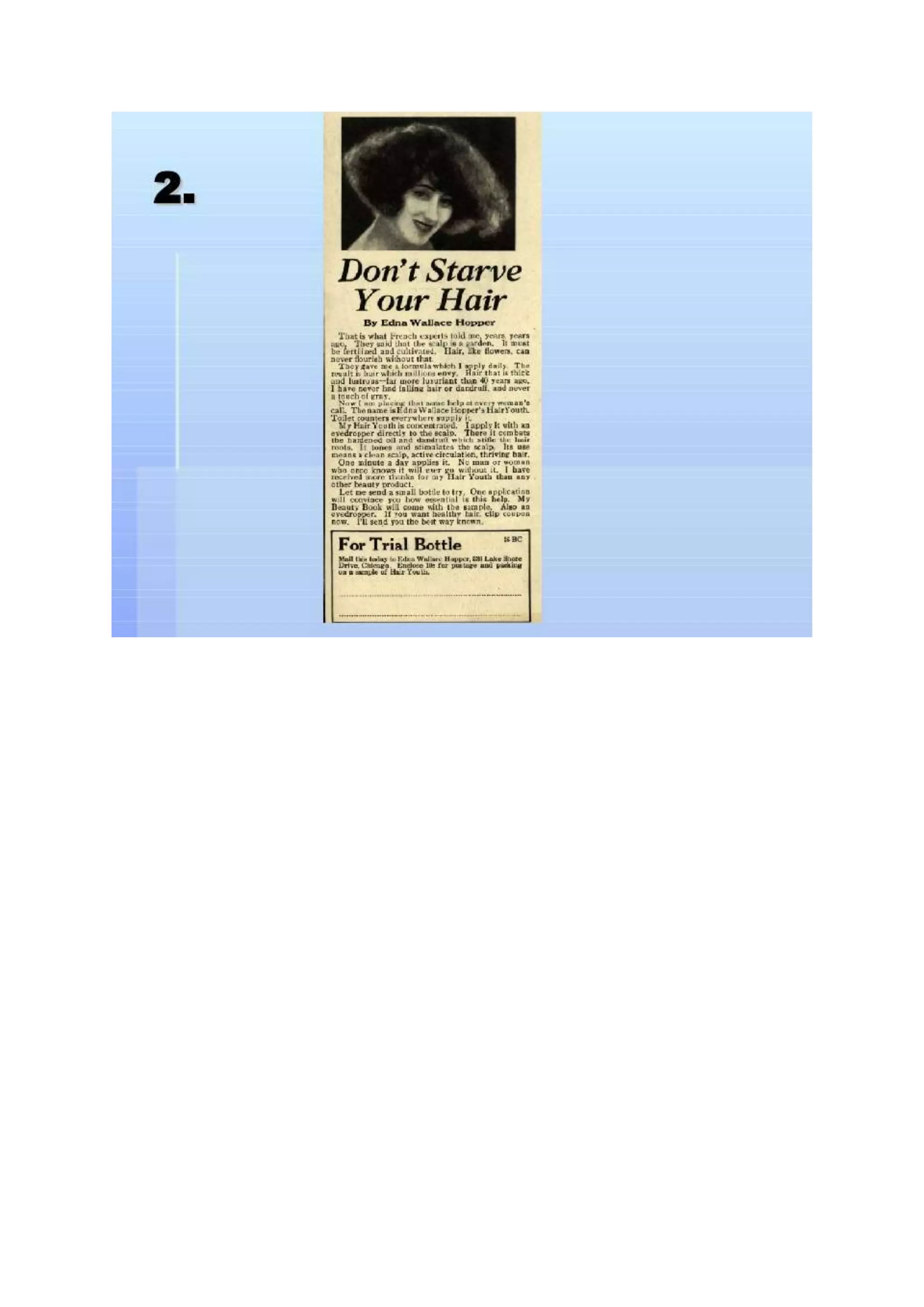 The first advertisement word. | DOCX