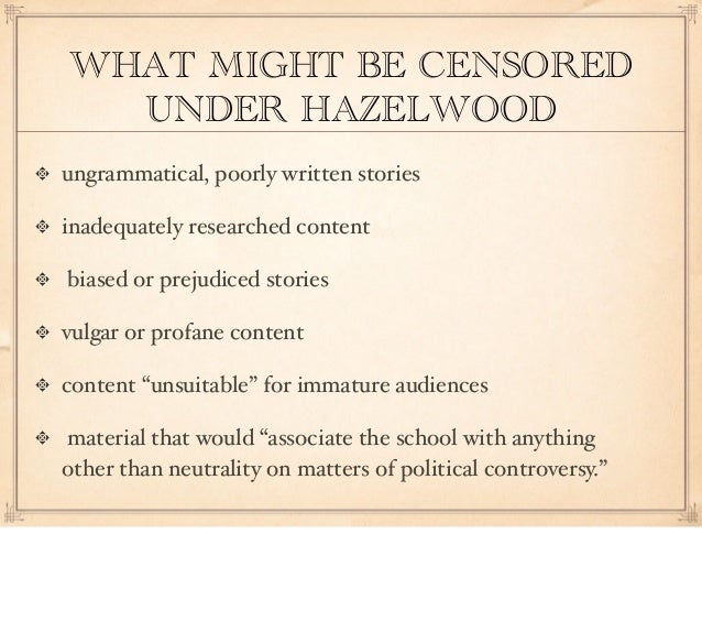 The First Amendment, HS press, & Colorado Student Free Expression Law