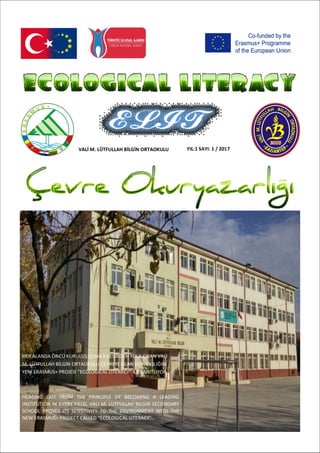 The First Issue of the Erasmus+ Project “Ecological Literacy” Magazine
