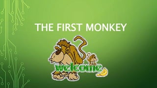 THE FIRST MONKEY
 