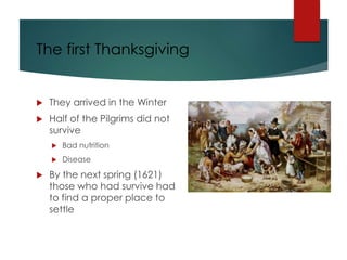 The first thanksgiving | PPTX