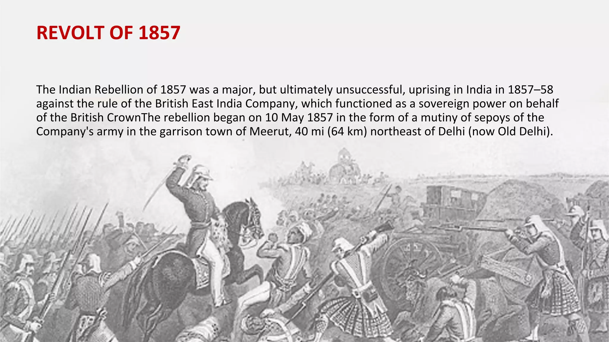 The first war of independence 1857 | PDF