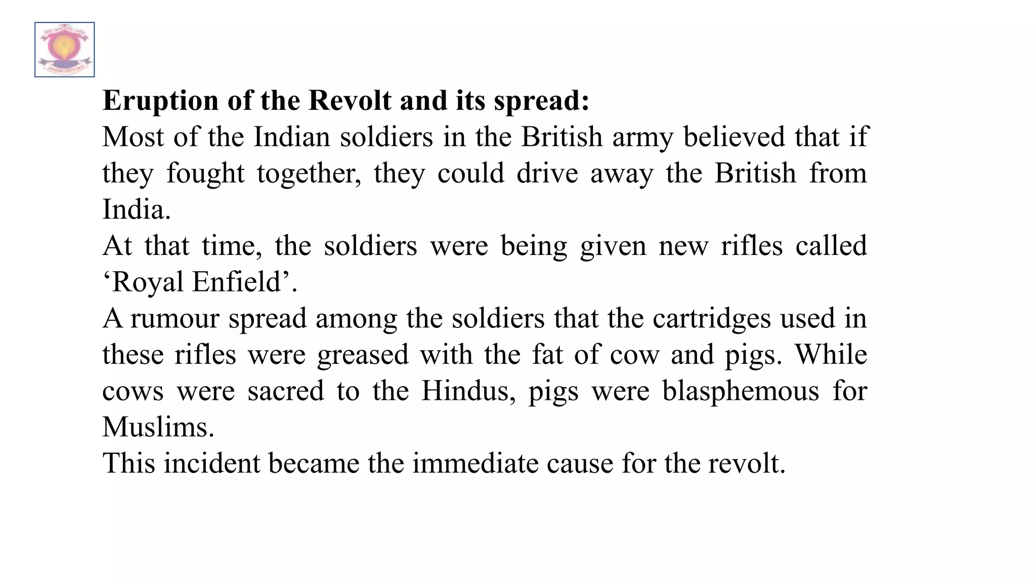 THE FIRST WAR OF INDIAN INDEPENDENCE 1857 2023.pptx