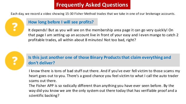 Fisher method binary trading