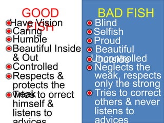 Good Fish Definition The fishing net | PPTX