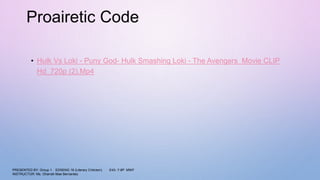 The five codes-group | PPTX