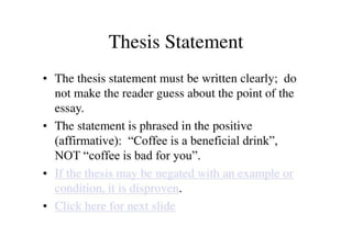 The Five-Paragraph Essay