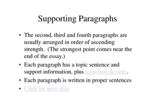The Five-Paragraph Essay