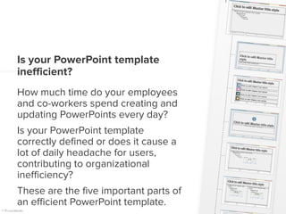 The five parts of a great PowerPoint template | PDF