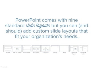 The five parts of a great PowerPoint template | PDF