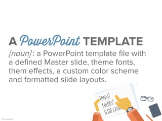 The five parts of a great PowerPoint template | PDF
